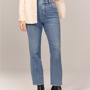Abercrombie Ankle Straight Curve love jeans